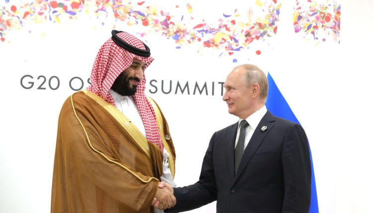Владимир Путин и Мухаммед Бен Сальман Аль Сауд