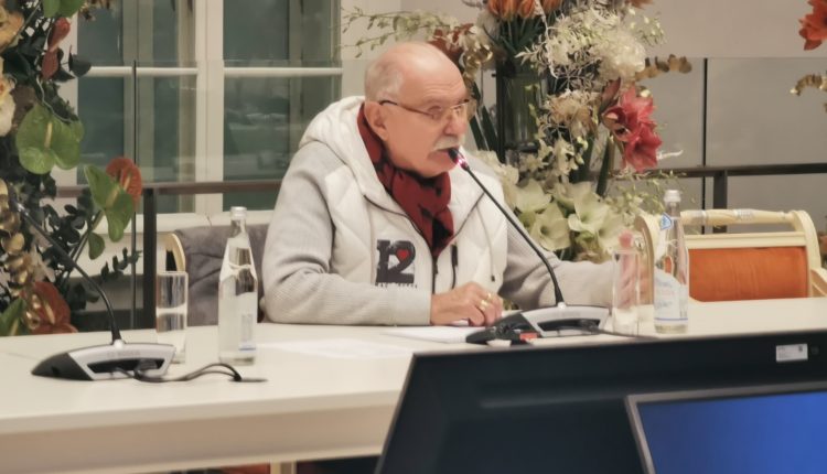 Никита Михалков на Культурном форуме в Петербурге